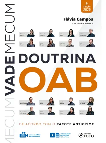 Livro Vade Mecum Doutrina Da OAB - 3a Edição - 2020