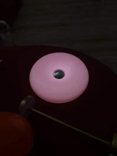 Luminária sem fio (laranja, rosa e branca)