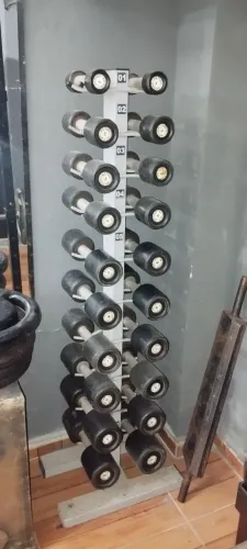Jogo de halteres 1 ao 10kg