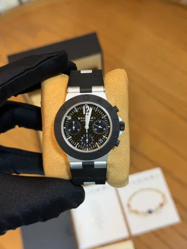 Relógio Bvlgari Aluminium Chrono 38mm AC38TA