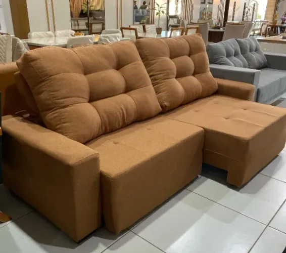 SOFA PEQUIM 230CM RETRATIL E RECLINAVEL