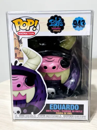 Boneco Eduardo Funkom Pop A Mansão Foster para Amigos Imaginários Original Lacrado Novo