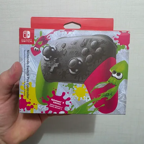Nintendo Pro Controller Splatoon 2 Original (Envio OLX Pay)