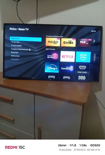 Smart tv Philco 43 polegadas muito nova