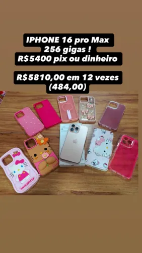 iPhone 16 pro Max 256 gigas