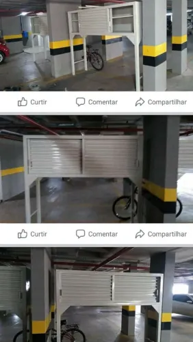 Armário de aço para garagem 