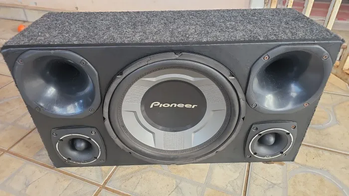 Caixa Trio + Taramps TL-1500