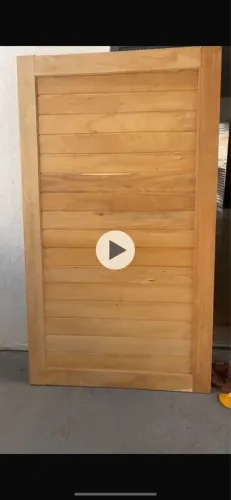 Porta madeira maciça Amarelão