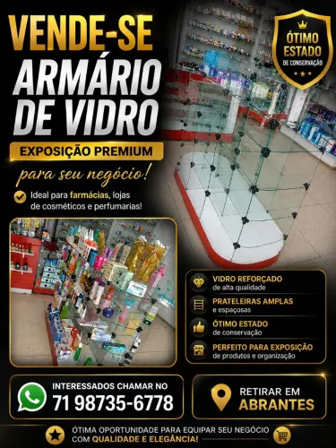 Expositor de vidro