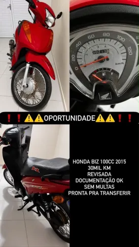 Honda Biz 100 2015
