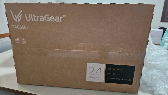 Monitor Gamer LG UltraGear 24" IPS Full HD 180Hz 1ms LACRADO