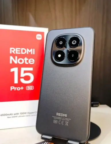 Xiaomi Redmi Note 15 Pro Plus 5G NFC - GLOBAL 512/12 Bastante armazenamento (Preto)
