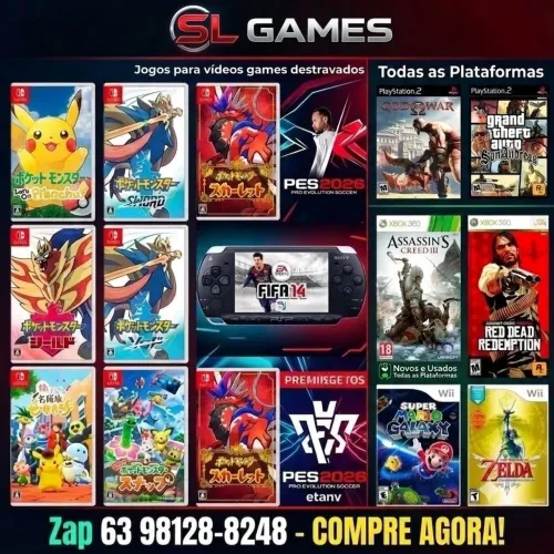Temos jogos.