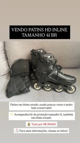PATINS HD INLINE TM 41BR