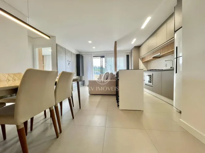 Apartamento mobiliado para locação, 2 suítes, 2 vagas de garagem, bairro Praia Brava, Itaj
