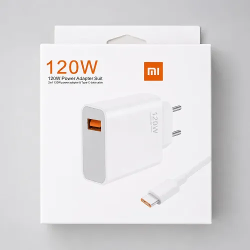 ? Carregador Turbo 120W + Cabo USB-C | Carregamento Super Rápido