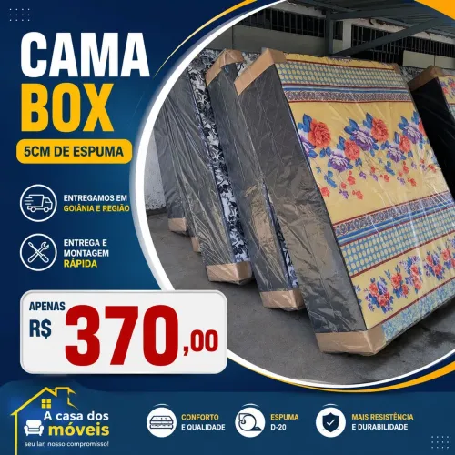 Cama box simples 5cm