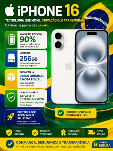 Promoção Iphone 16 256GB 