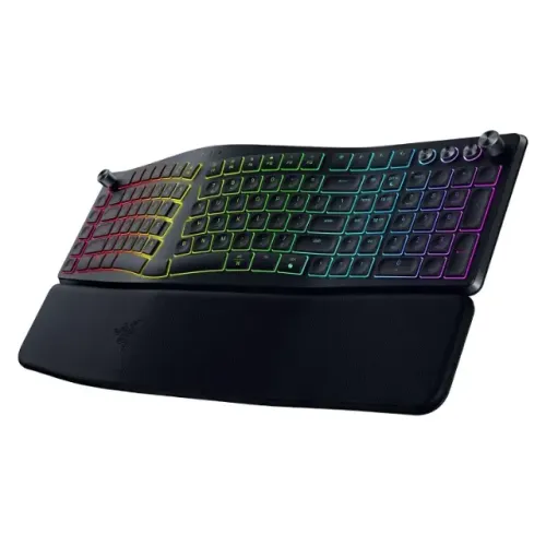 Teclado Gamer Razer Pro Type Ergo RZ03-05440200-R3U11 RGB Sem Fio - Preto