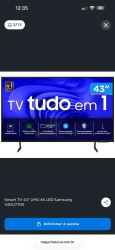 Tv Samsung com Xbox integrado