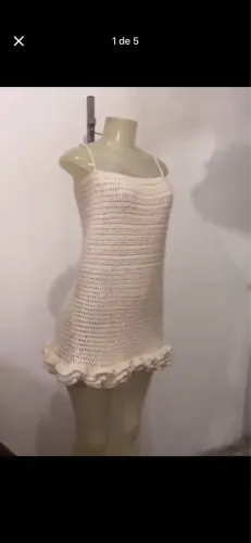 Vestido de crochê