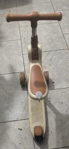Patinete Infantil 2 em 1 com Assento Ajustável e 3 Rodas