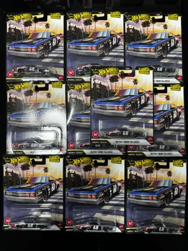 Hot Wheels 69 Ford Torino Premium - Lote com 10