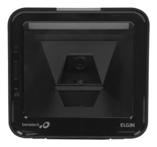 Leitor De Código De Barras Elgin El8600 1d 2d Usb Fixo Preto 127/220v