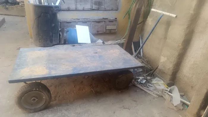 Carrinho carga plataforma