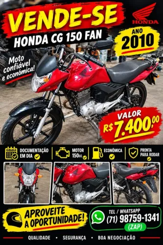 Moto todo revisado de procedência