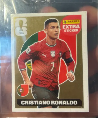 FIGURINHA CRISTIANO RONALDO LEGEND GOLD PANINI 2026