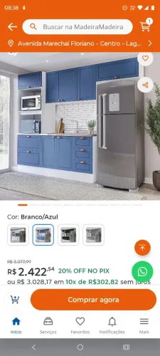 Cozinha americana mdf