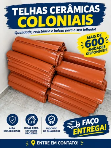Vendo telhas coloniais novas