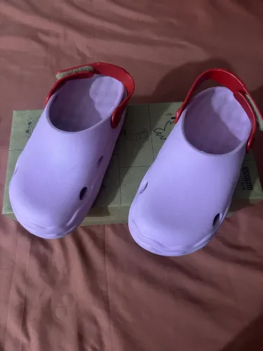 Sandália mini Melissa free rosa