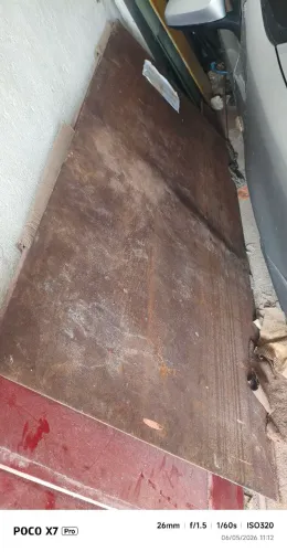 Chapa de aço corten 4.75mm 2x1