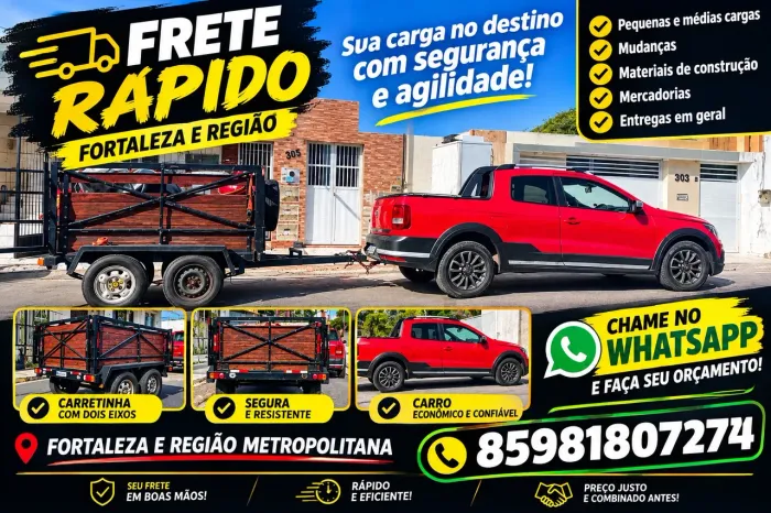 Frete e mudança