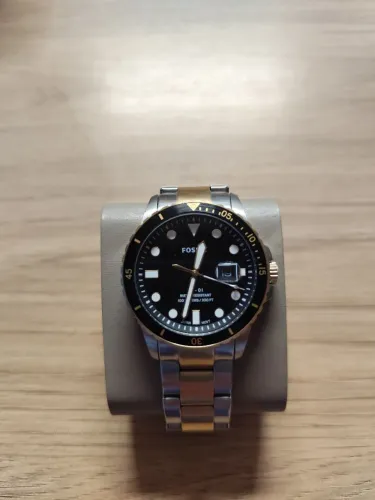 Relógio Fossil FB-01 FS5653/1AN Original Bicolor + Caixa colecionador <br>