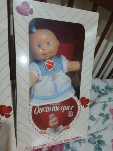 Boneca Nenê Quem Me Quer Estrela Média Lacrada Azul