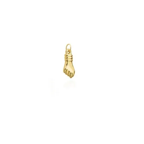 Pingente Ouro 18 Kilates Figa Peso 0.70 Gramas 14 mm