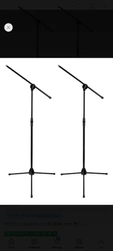 Suporte microfone novo UNIDADE 180$