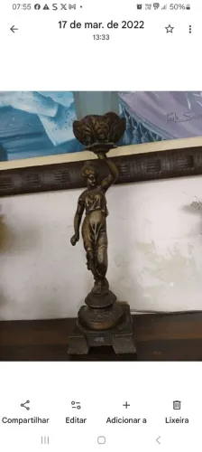 Estatueta bronze