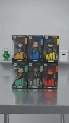 Bonecos Liga da Justiça MiniCo Kit