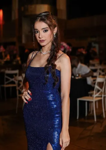Vestido Formatura Azul
