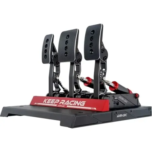 Pedal Simagic P1000 Keep Racing - Preto