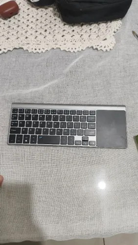 Mini Teclado Wireless 2.4G com Touchpad Integrado