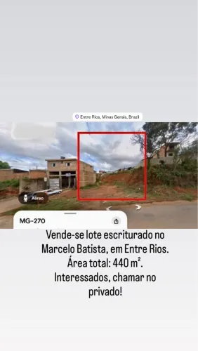 VENDE-SE 02 LOTES - ENTRE RIOS (MARCELO BATISTA)