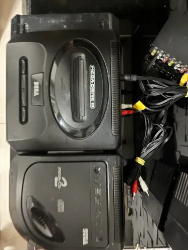 Mega Cd 2 - liga mas não lê Cd + mega funcionando normal 