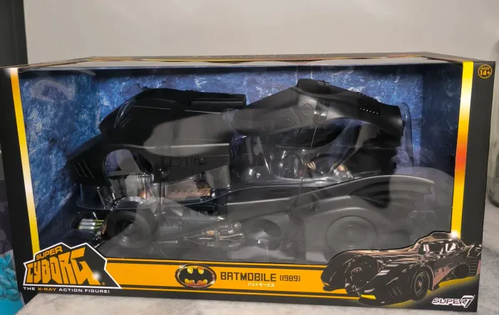 Batmovel 1989 Super7 Hasbro 30cm original lacrado