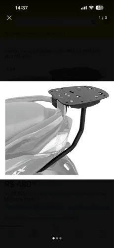 Suporte pra bauleto Nmax 2020 em diante