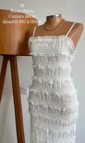 VESTIDO MIDI BRANCO
